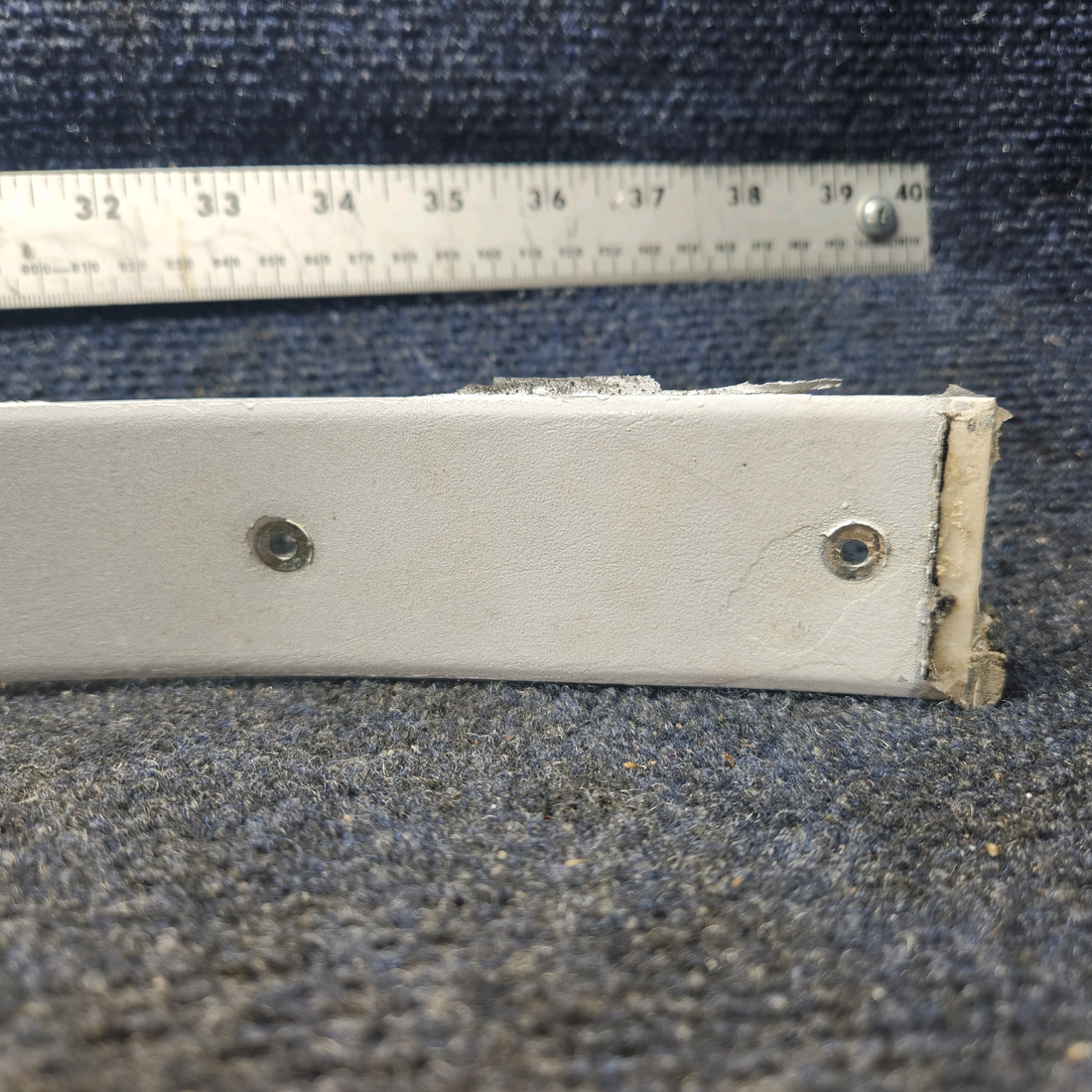 Used aircraft parts for sale, 63070-007 Piper PA-28-140 Trim Strip Windshield Center