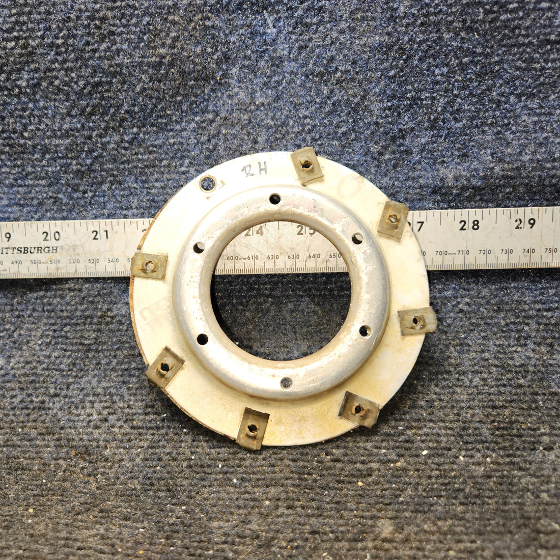 Used aircraft parts for sale, 0523529-1 Cessna 172E Fuel Tank Adapter Assembly