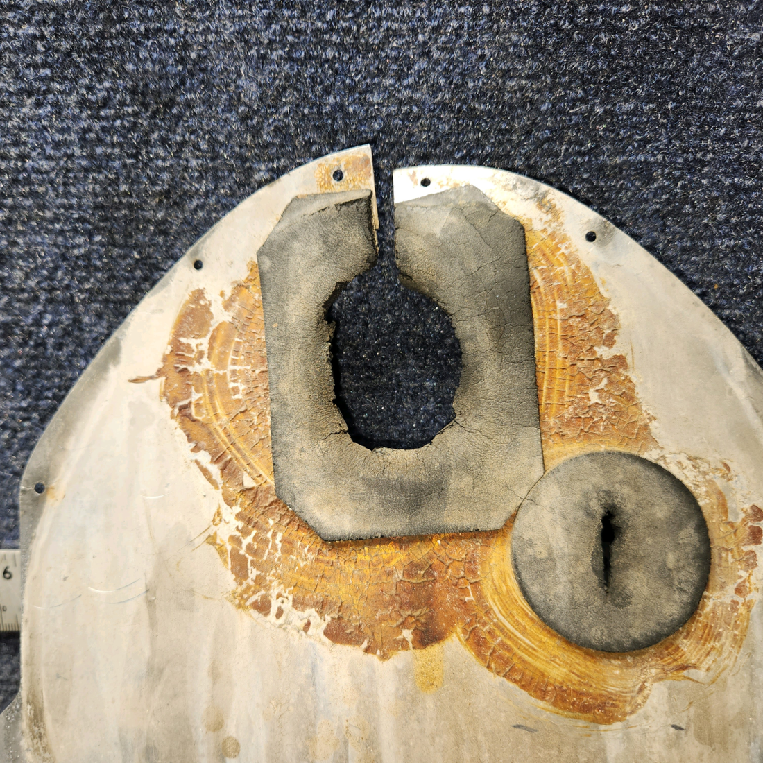 Used aircraft parts for sale, 65494-000 Piper PA28-140 Aft Fuselage Closeout Plate