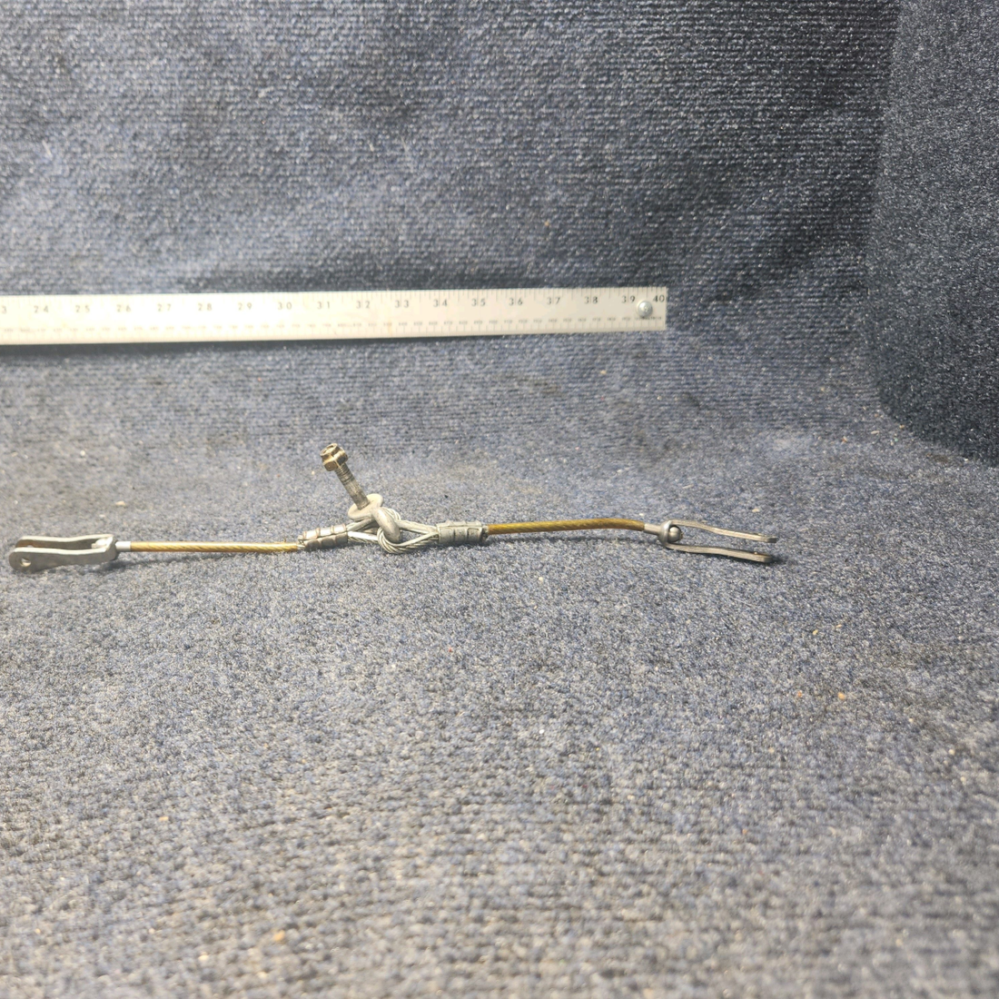 Used aircraft parts for sale, 65774-000 PIPER PA28-140 Cable Assy Seatbelt Attach