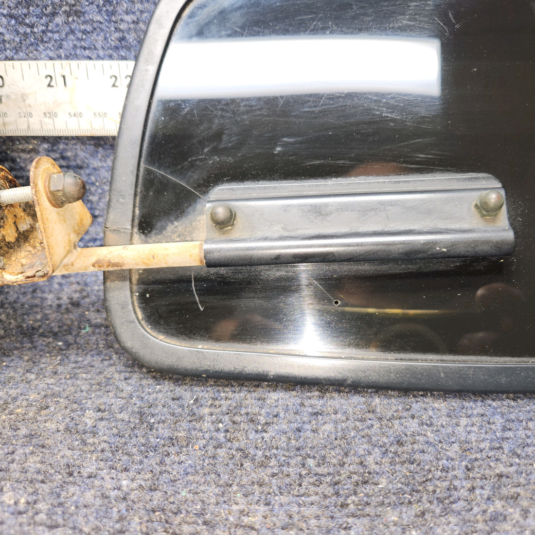 Used aircraft parts for sale, 764-114 Piper PA28-140 Sun Visor Assembly with Mount