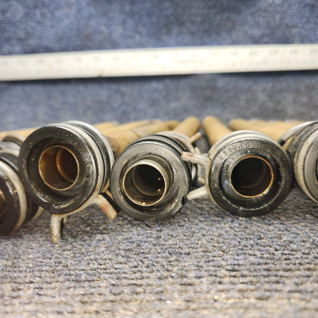 Used aircraft parts for sale, SA21284 / 21284 Continental O-300-D Cessna 172F Push Rod Housing - Set of 10