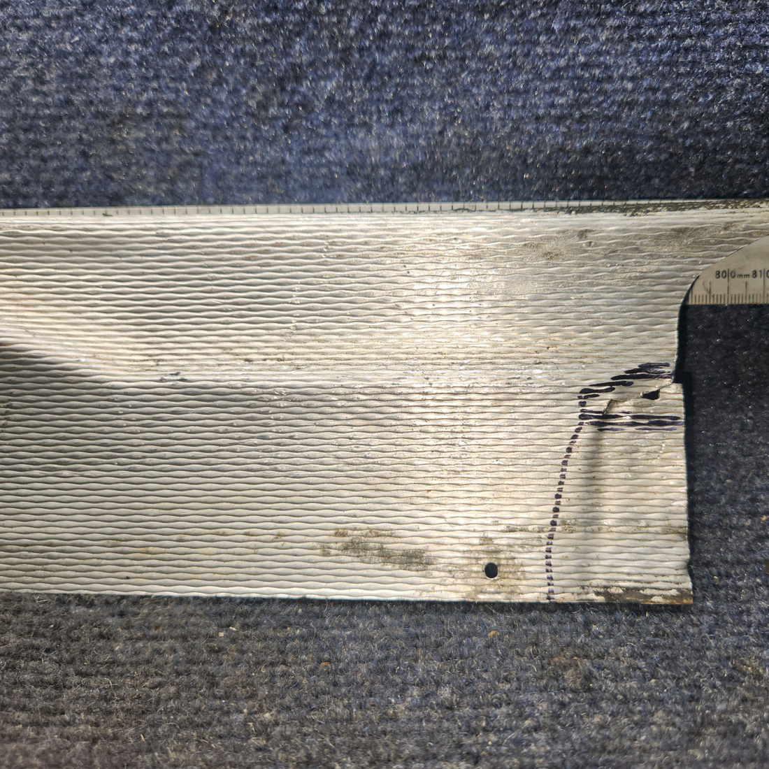 Used aircraft parts for sale, 76129-006 Piper PA28-161 Cabin Heat Duct Rear Assy - LH