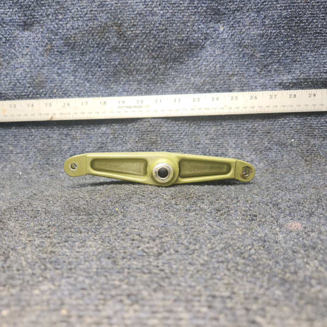 Used aircraft parts for sale, 169-524053-1 Beechcraft A24R Rudder Pedal Bellcrank Assembly