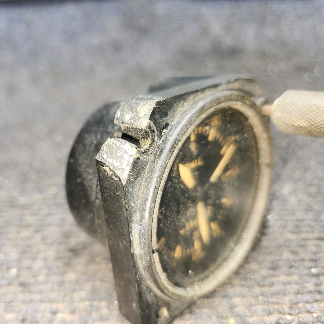 Used aircraft parts for sale, 22222-S Waltham Precision cessna 150G Elapsed Time Clock
