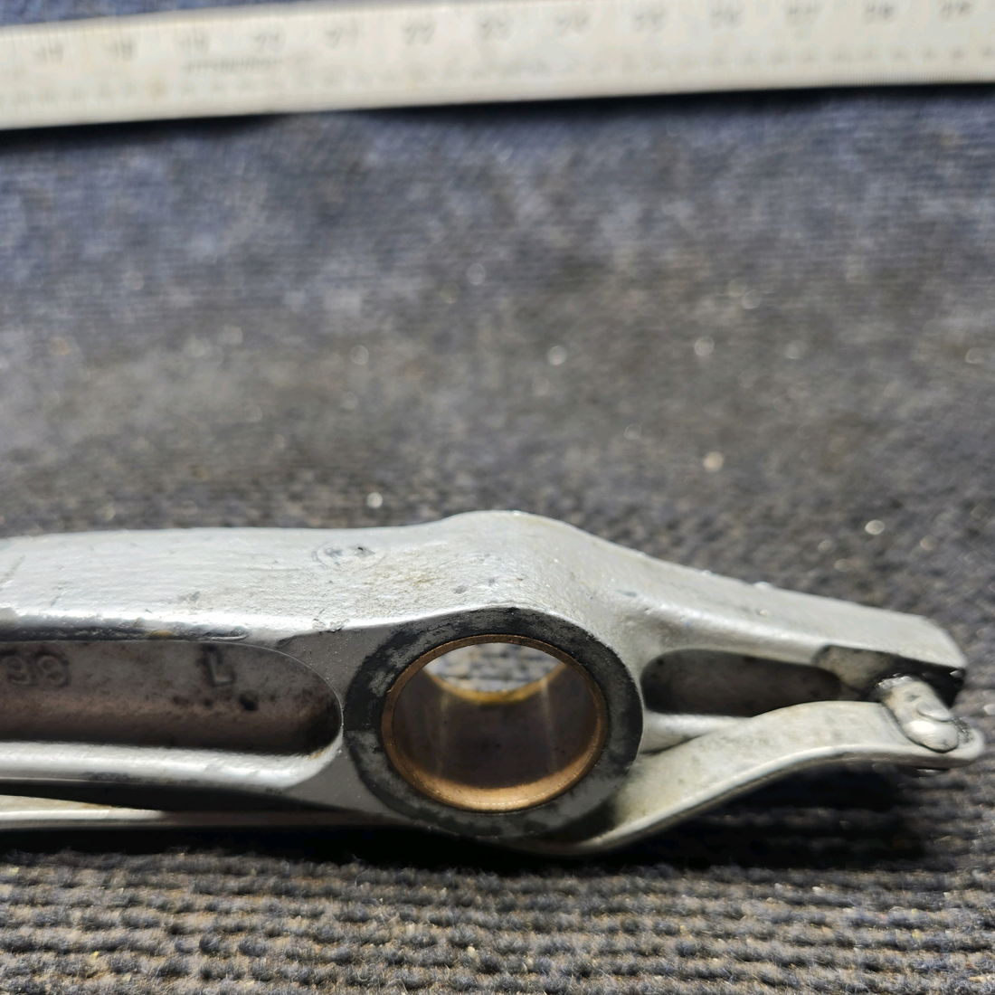 Used aircraft parts for sale, 35-524060-2 Beechcraft 35-33 Rudder Pedal Arm - LH