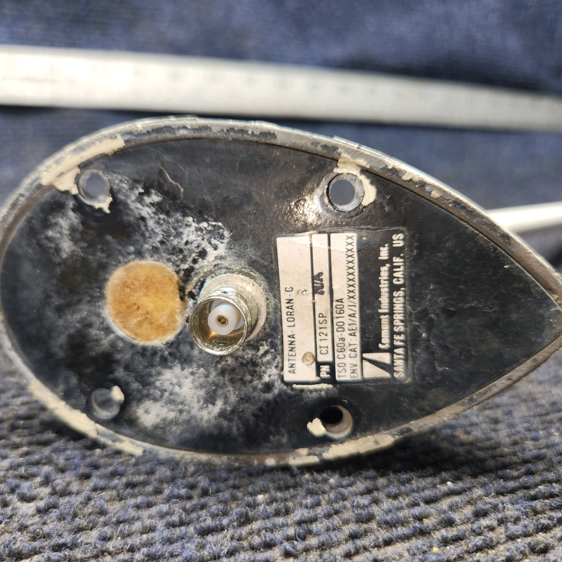 Used aircraft parts for sale, CI-121SP Comant Industries Inc Beechcraft C23 SUNDOWNER Loran C Antena