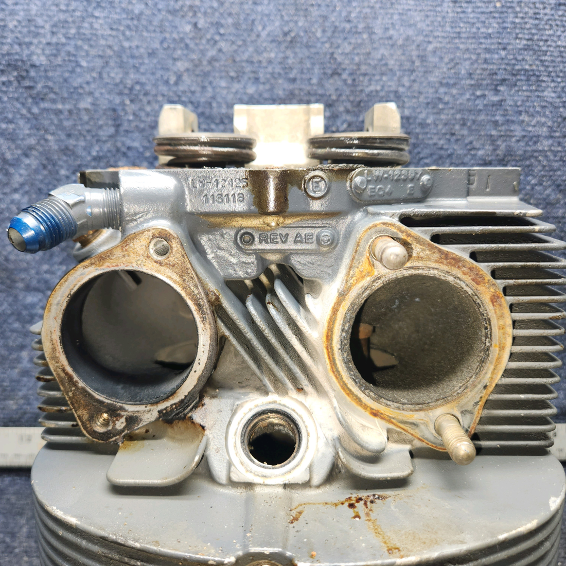 Used aircraft parts for sale, LW-12425 Lycoming O-540 PIPER PA-24-250 Nitrided Cylinder Assembly