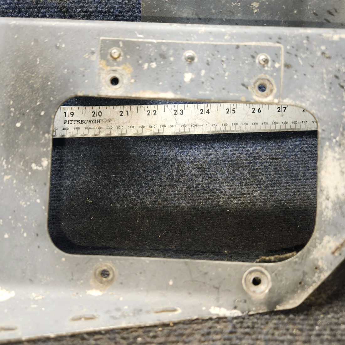 Used aircraft parts for sale, 63617-015 Piper PA28-140 Front Engine Baffle Assembly - LH