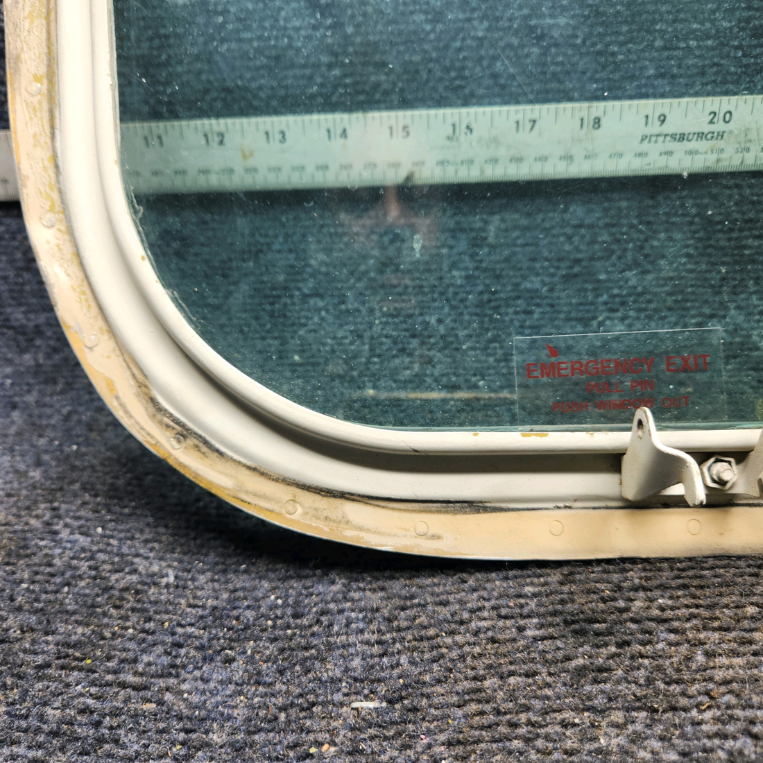 Used aircraft parts for sale, 35-410291-147 BEECHCRAFT 95-55B Cabin Rear Window Assembly - RH