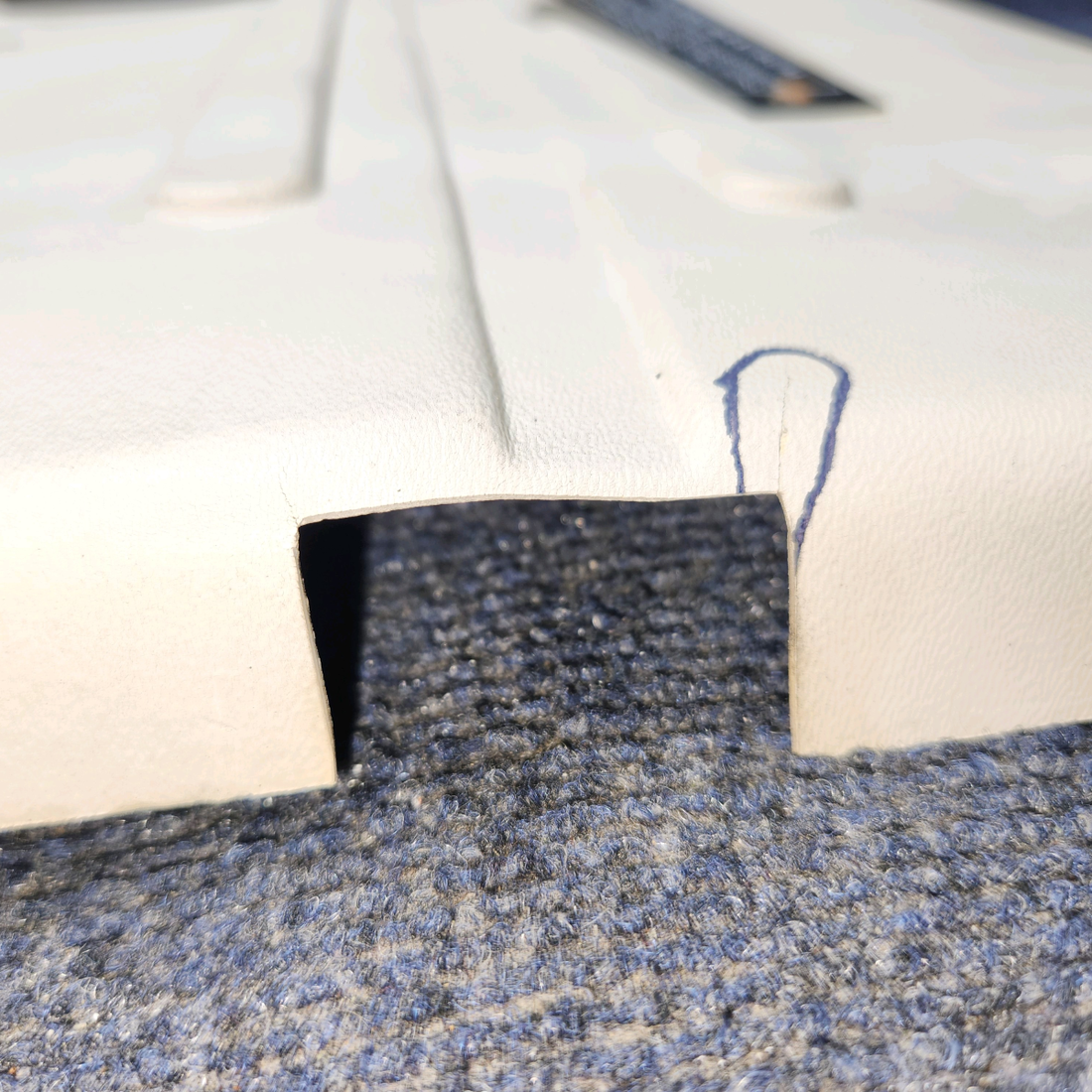 Used aircraft parts for sale, 0700114-35 Cessna 172F Baggage Door Panel