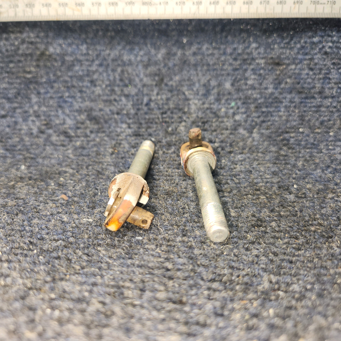 Used aircraft parts for sale, 402-057 Piper PA28-140 Main Door Hinge - Sold as Set of 2