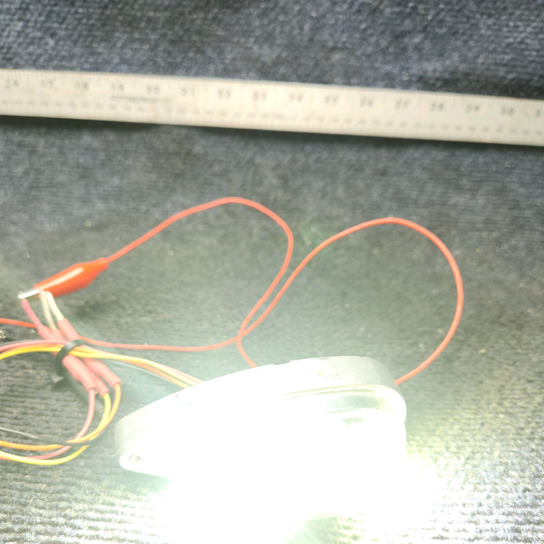 Used aircraft parts for sale, 01-0790725-01 WHELEN OR6501G Piper PA28-161 Anti-Collision Wingtip Light Green 14V