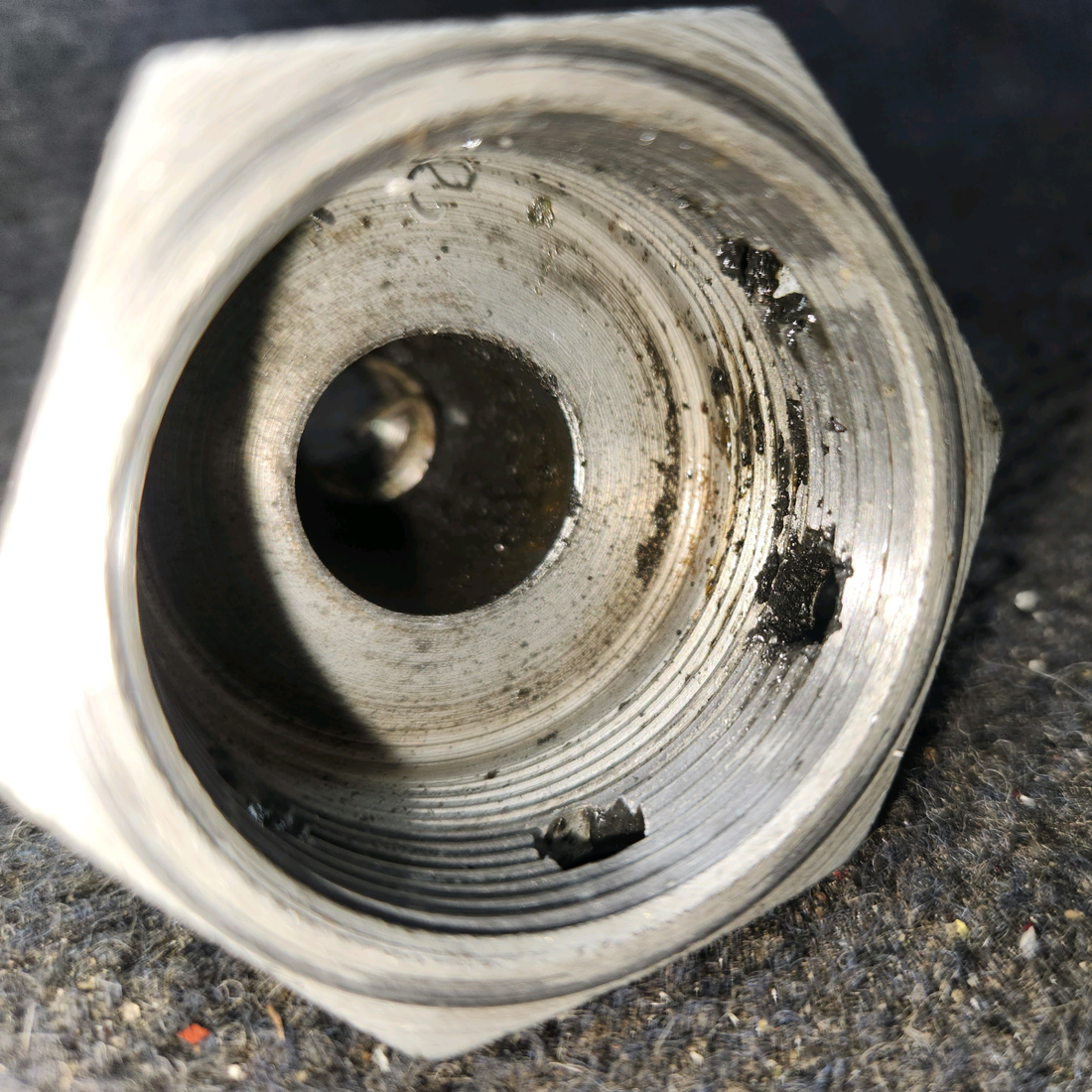 Used aircraft parts for sale, 0741047-2 cessna 172N Main Landing Gear Fairing Axle Nut – 2.34 in