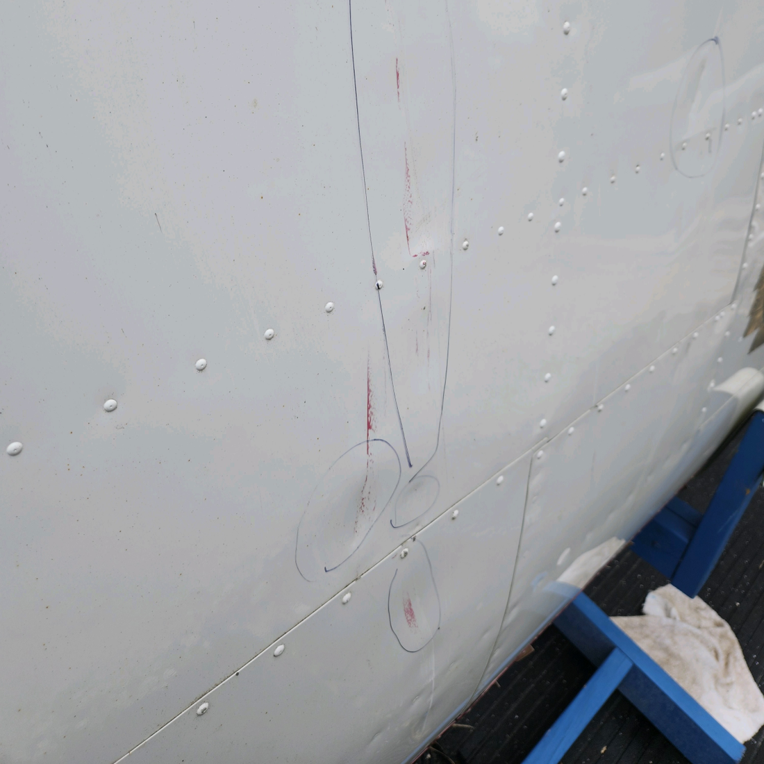 Used aircraft parts for sale, 0722182-4 Cessna year 1971 182P WING STRUCTURE LONG RANGE RH HORTON STOOL KIT INCLUDE LH HORTON STOOL KIT