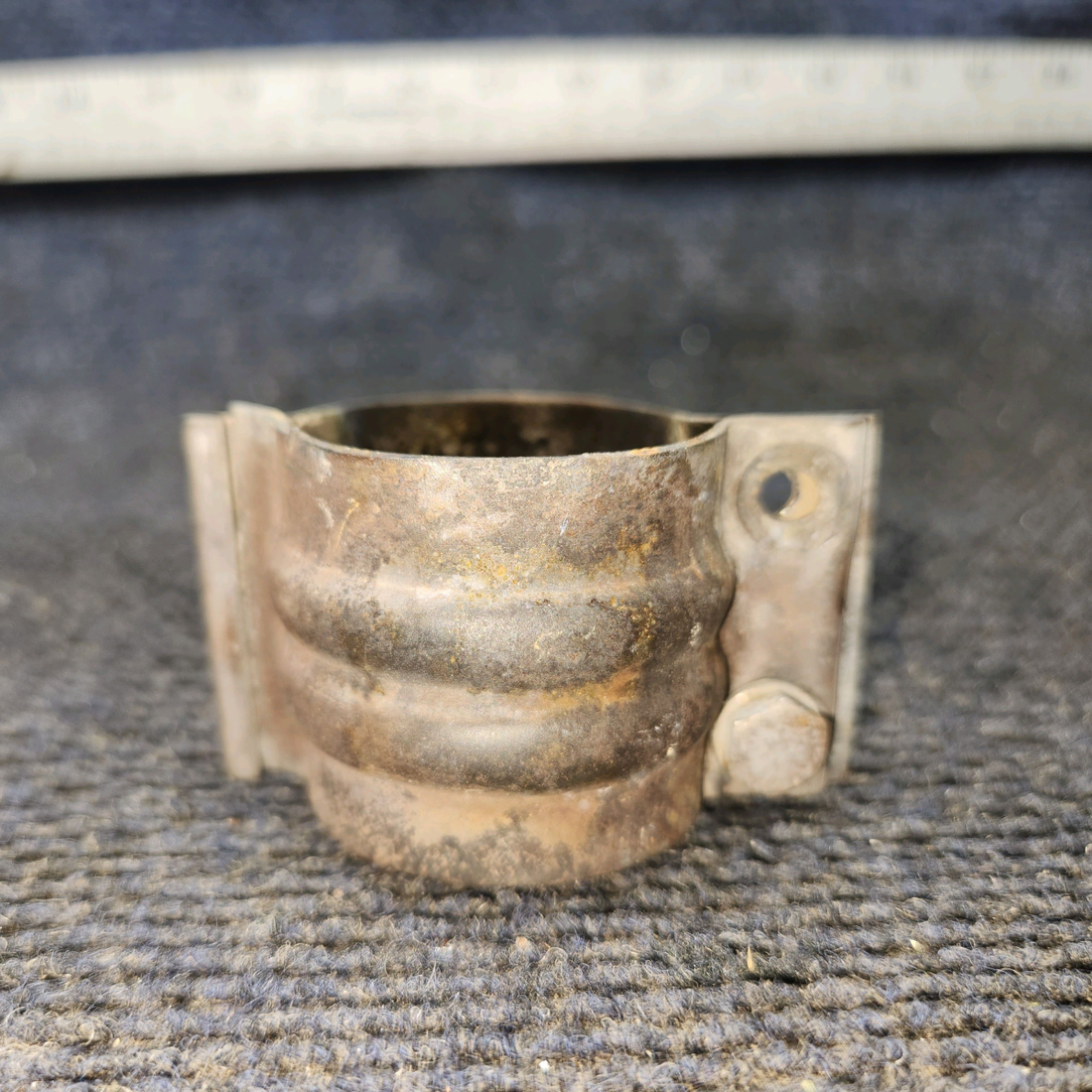 Used aircraft parts for sale, 0550176-50 Cessna 172E Exhaust Clamp Assy