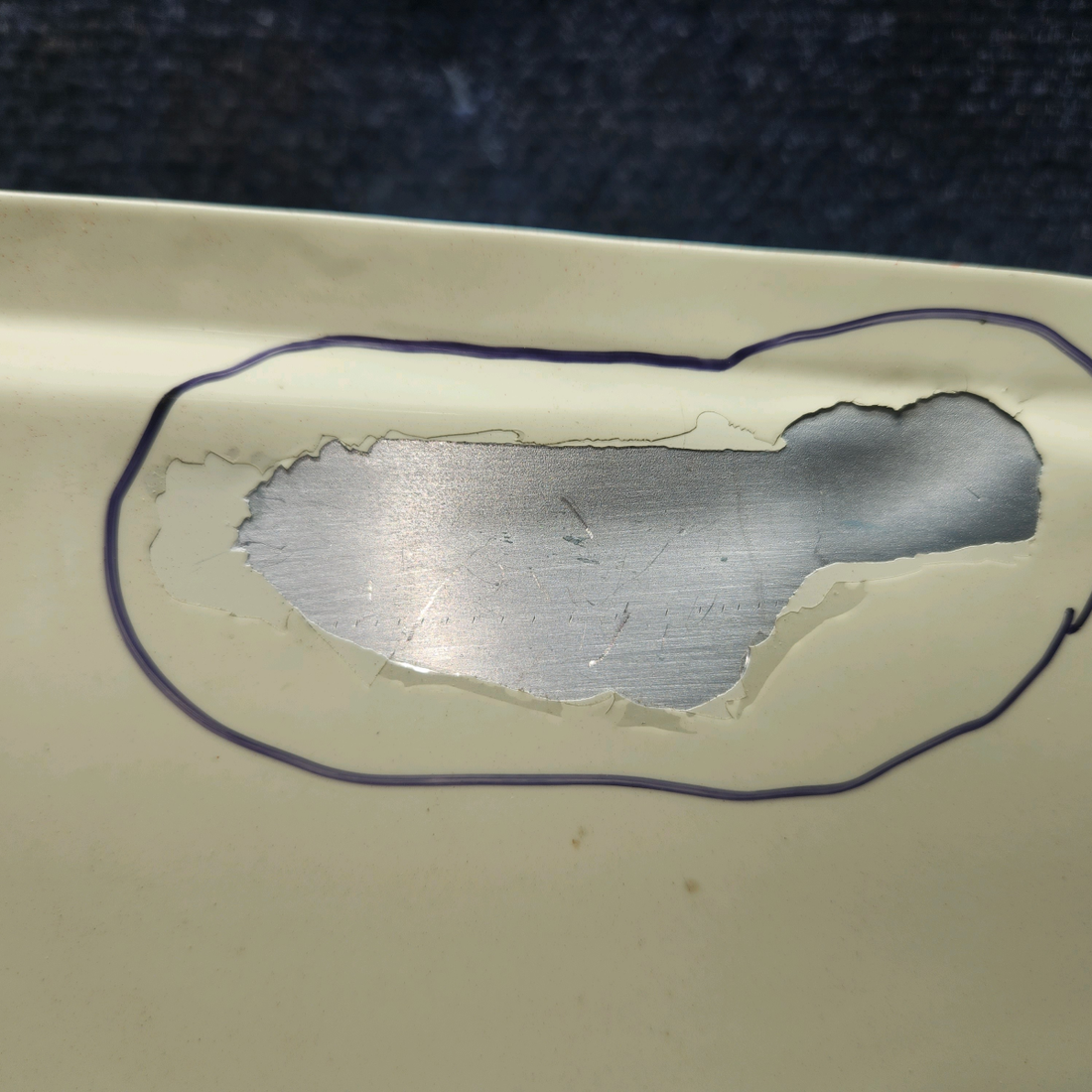 Used aircraft parts for sale, 35-660040-52 Beechcraft F35 Ruddervator Trim Tab Assembly- LH