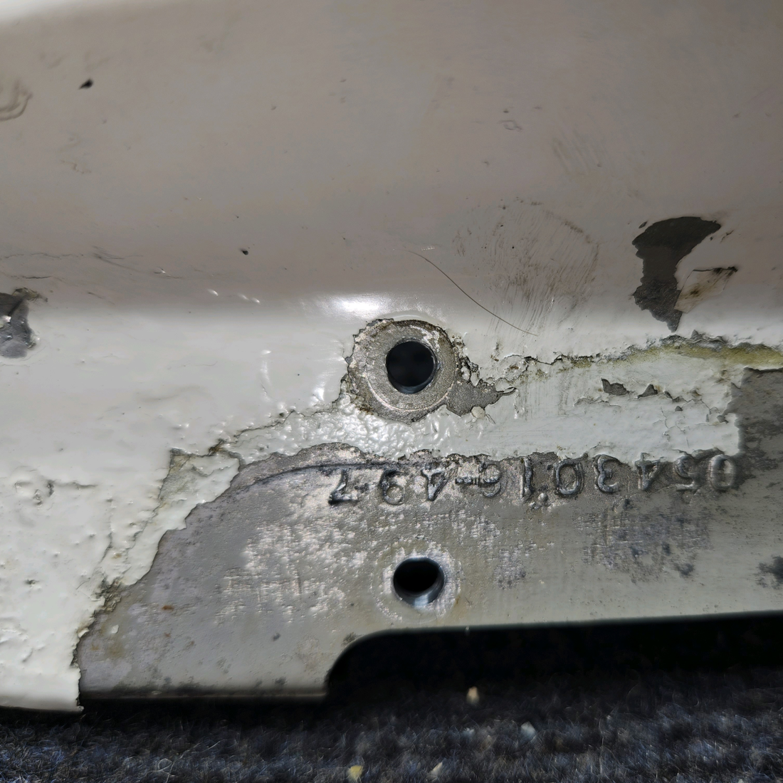 Used aircraft parts for sale, 0543016-1 Cessna 172 Nose Gear Lower Fitting