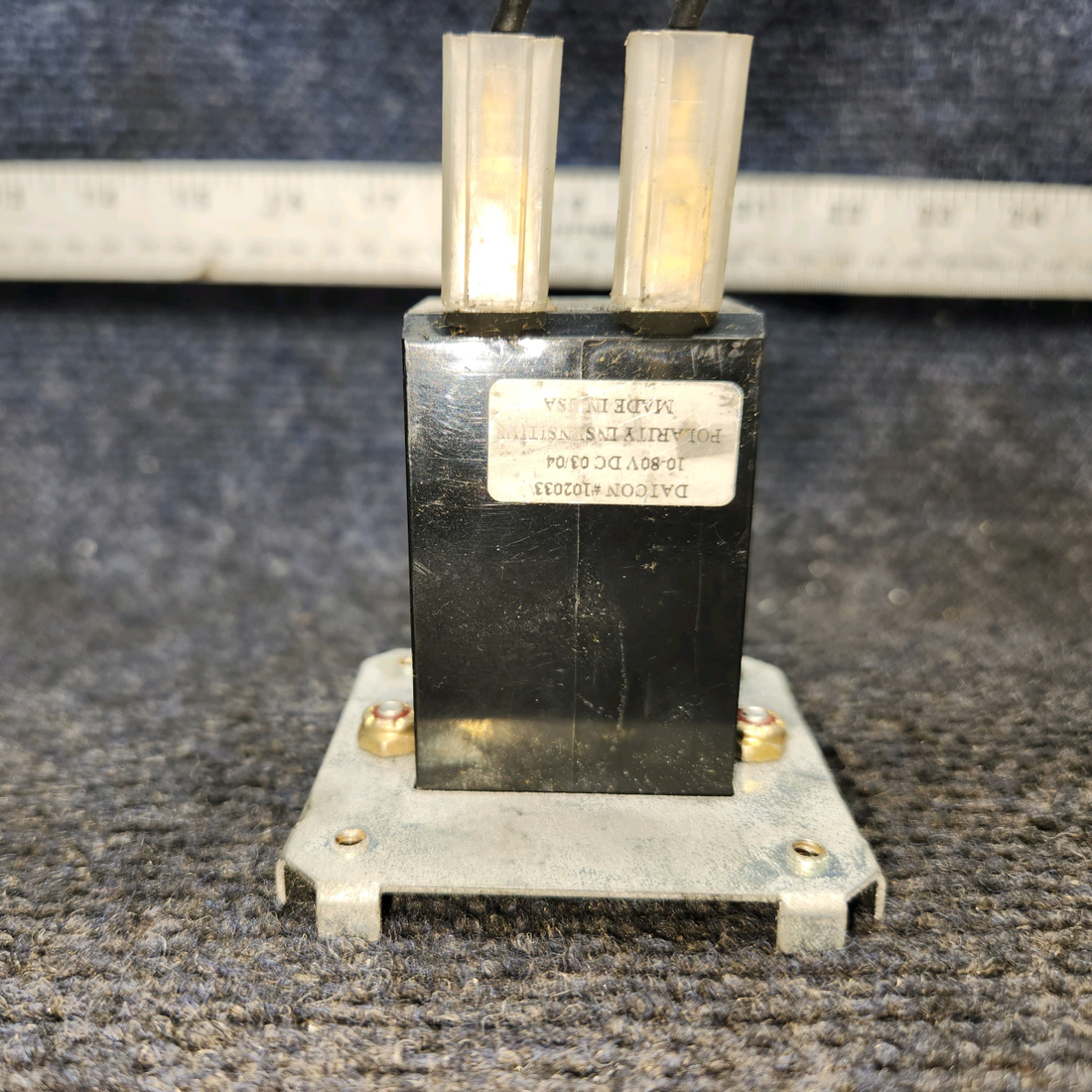 Used aircraft parts for sale, 51006-00 Datcon 102033 Piper PA28-161 Engine Hour Meter Indicator