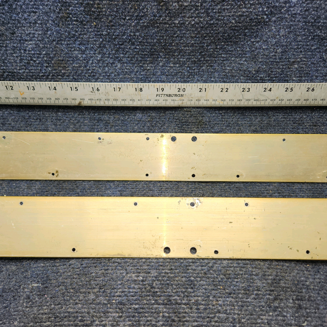 Used aircraft parts for sale, 2414002-2 Cessna 172RG Seat Rail R/H Outboard and Inboard- Copilot -Pair