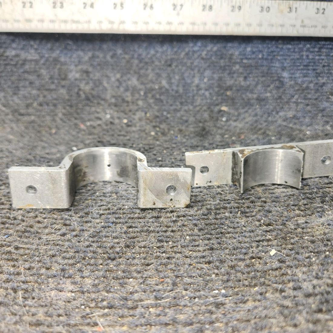 Used aircraft parts for sale, 35402-000 piper PA-28-181 Torque Shaft Support Clamp