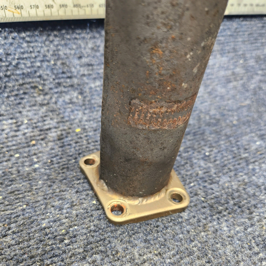 Used aircraft parts for sale, 35-95011 Beechcraft F33A EXHAUST STACK ASSEMBLY LH W/ PROBE HOLES