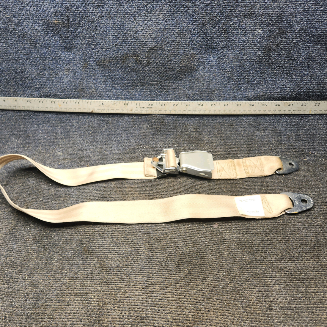 Used aircraft parts for sale, 3079-3-311-8060 AmSafe Beechcraft 95-55B Pilot or Co-Pilot Seat Belt