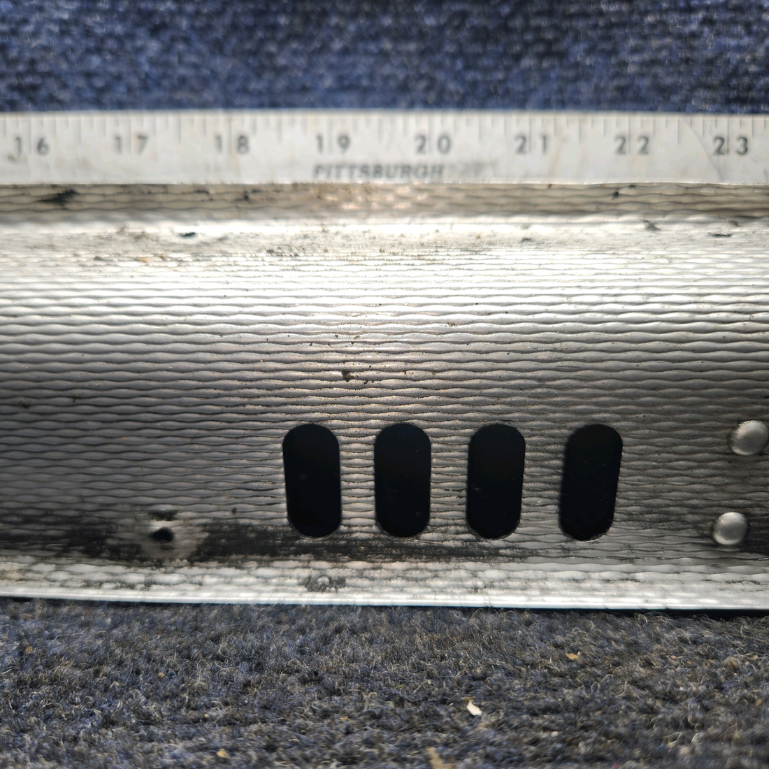 Used aircraft parts for sale, 36511-002 Piper PA28-161 Cabin Heat Duct - LH Center