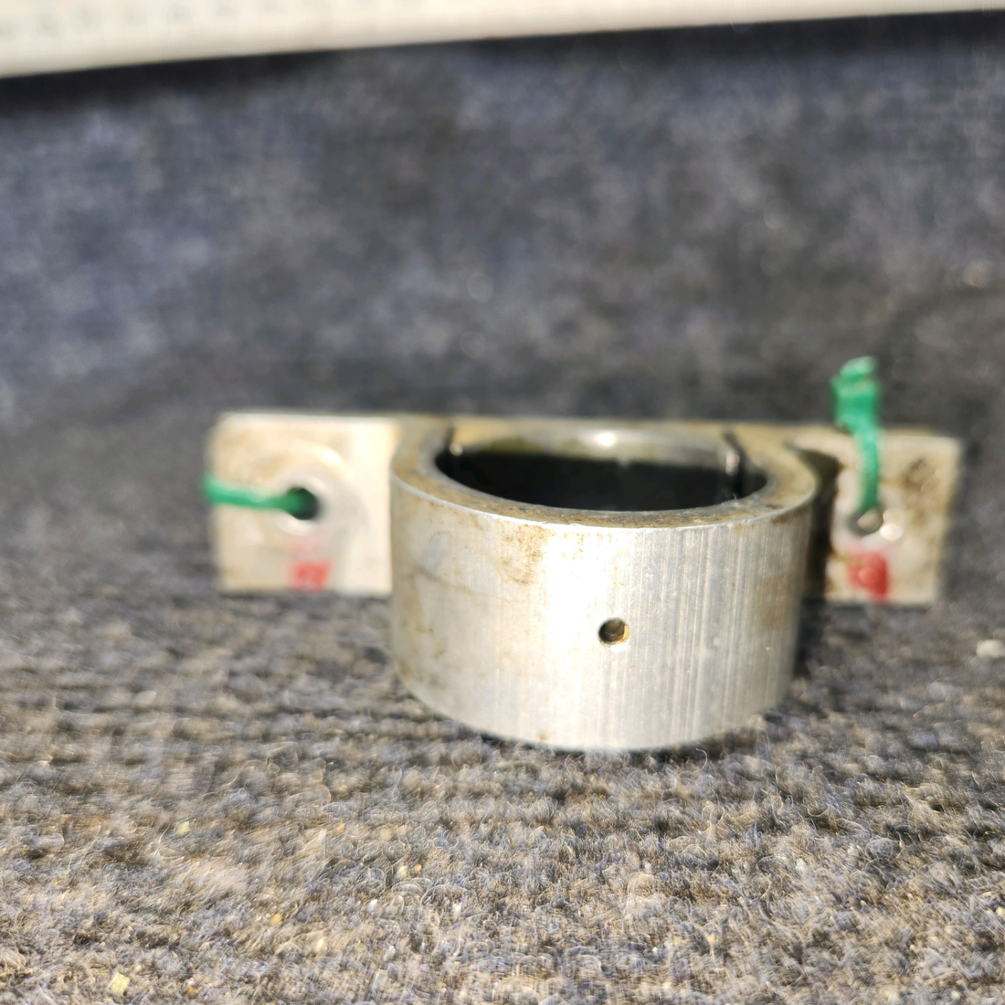 Used aircraft parts for sale, 35402-000 Piper PA28-161 Torque Shaft Support Clamp Assembly