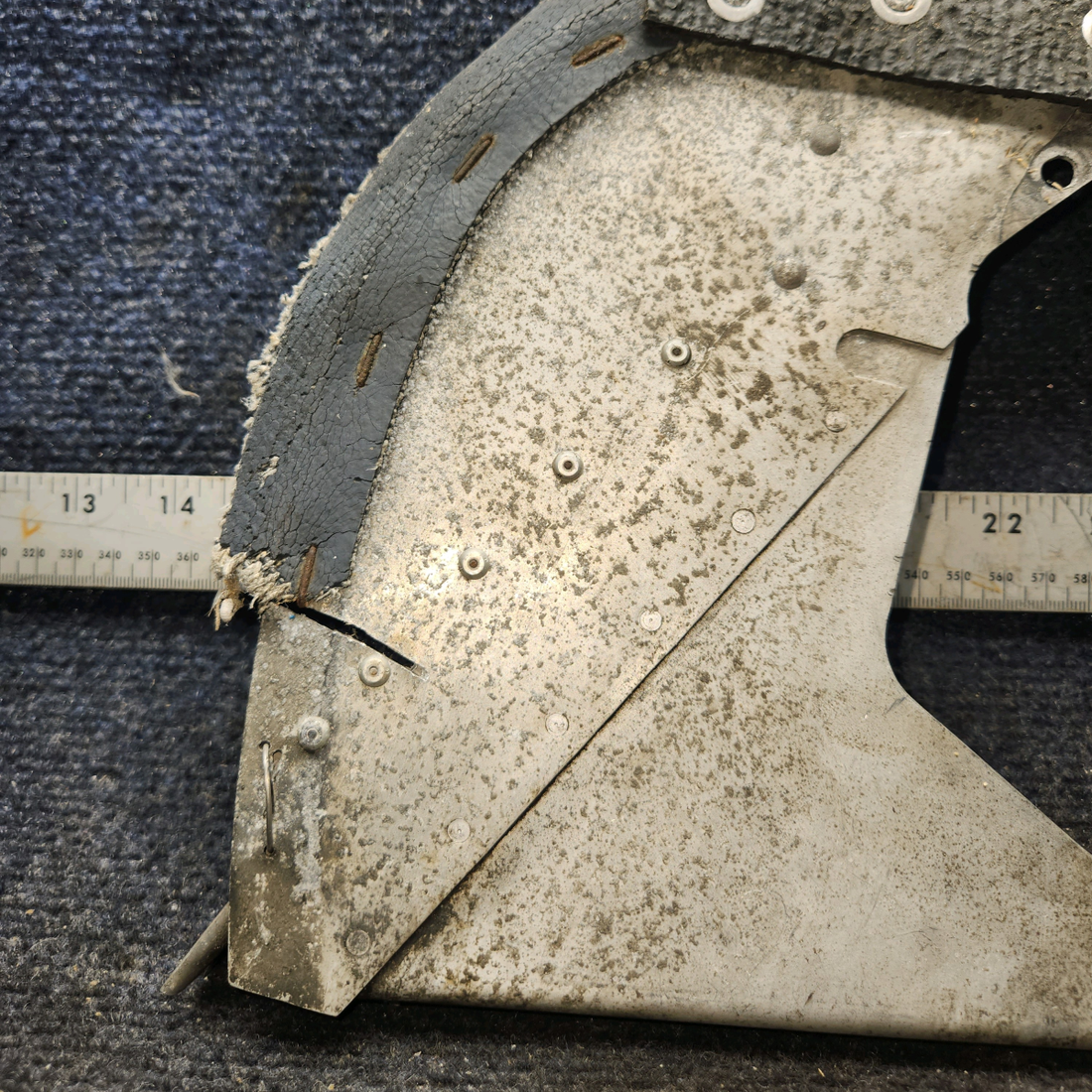 Used aircraft parts for sale, 63613-000 Piper PA28-140 Front Engine Baffle Assembly - LH