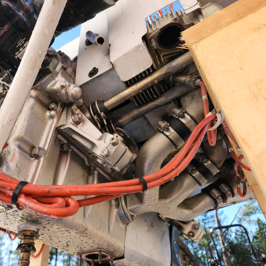 Used aircraft parts for sale, O-300-D Continental O-300-D Cessna 172E Aircraft Engine (Prop-Strike) 285OH