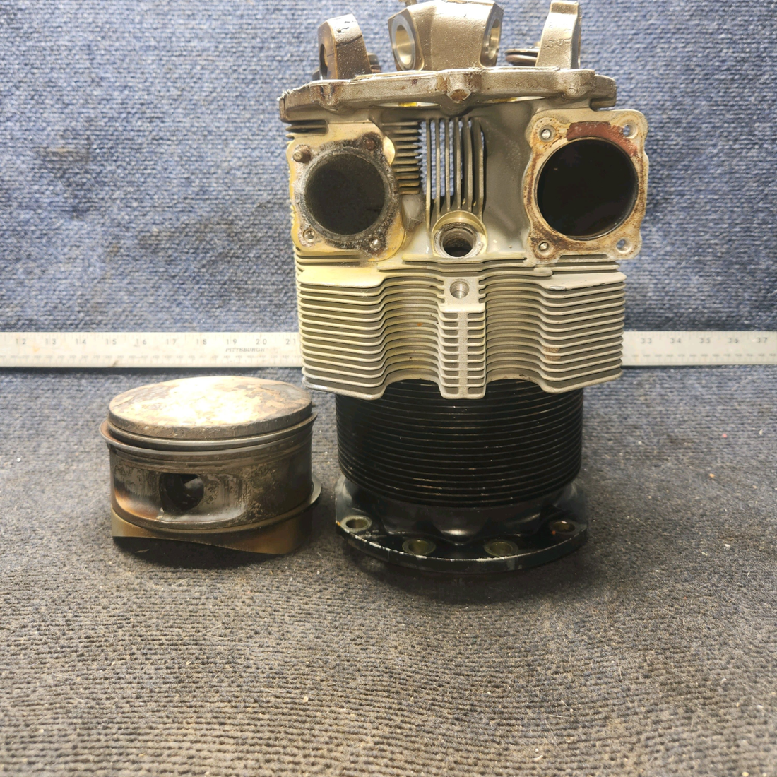 Used aircraft parts for sale, SA47000S-A1 Superior O-470 Cessna 182G Engine Cylinder