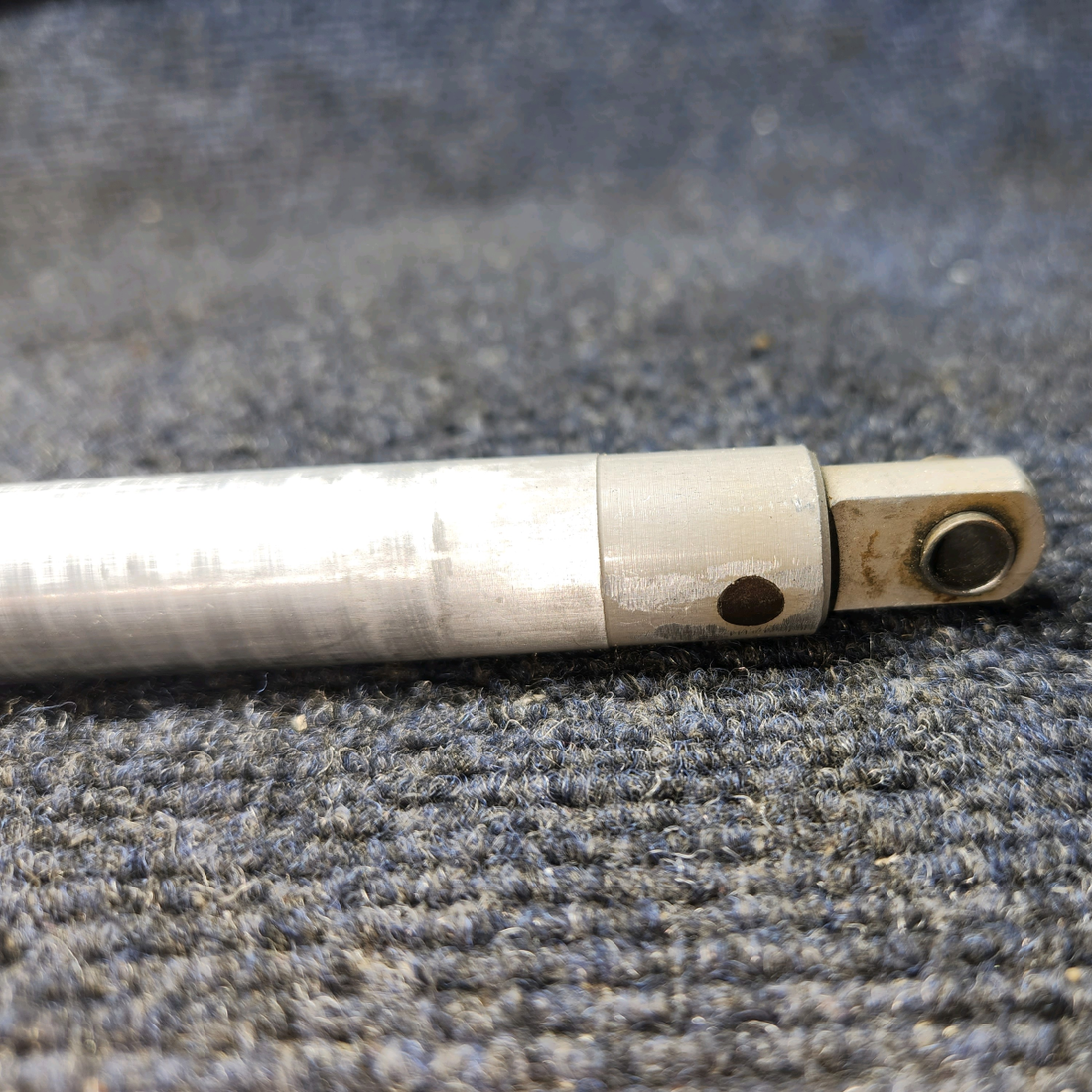 Used aircraft parts for sale, 35-521212, 35521212-10 BEECHCRAFT F35 Flap Actuator Housing with Piston Includes Cable – RH Side