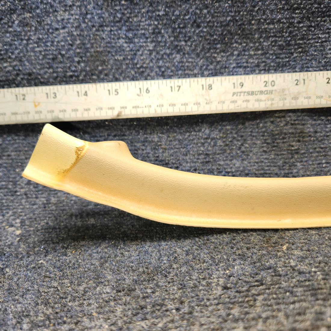 Used aircraft parts for sale, 63149-012 Piper PA28-140 UPPER WINDSHIELD TRIM STRIP