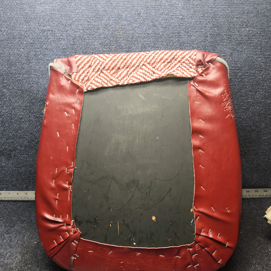 Used aircraft parts for sale, 65501-002, 65515-002 Piper PA28-140 Rear seat top and Bottom