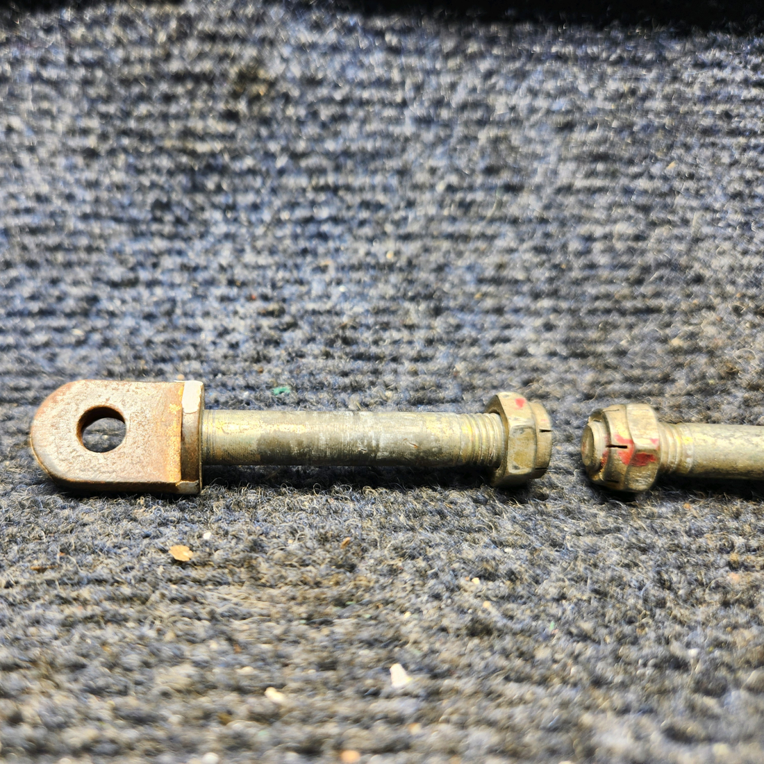 Used aircraft parts for sale, 402-057 Piper PA-28 Bolt Cabin Door Attach Upper Lower Set of 2