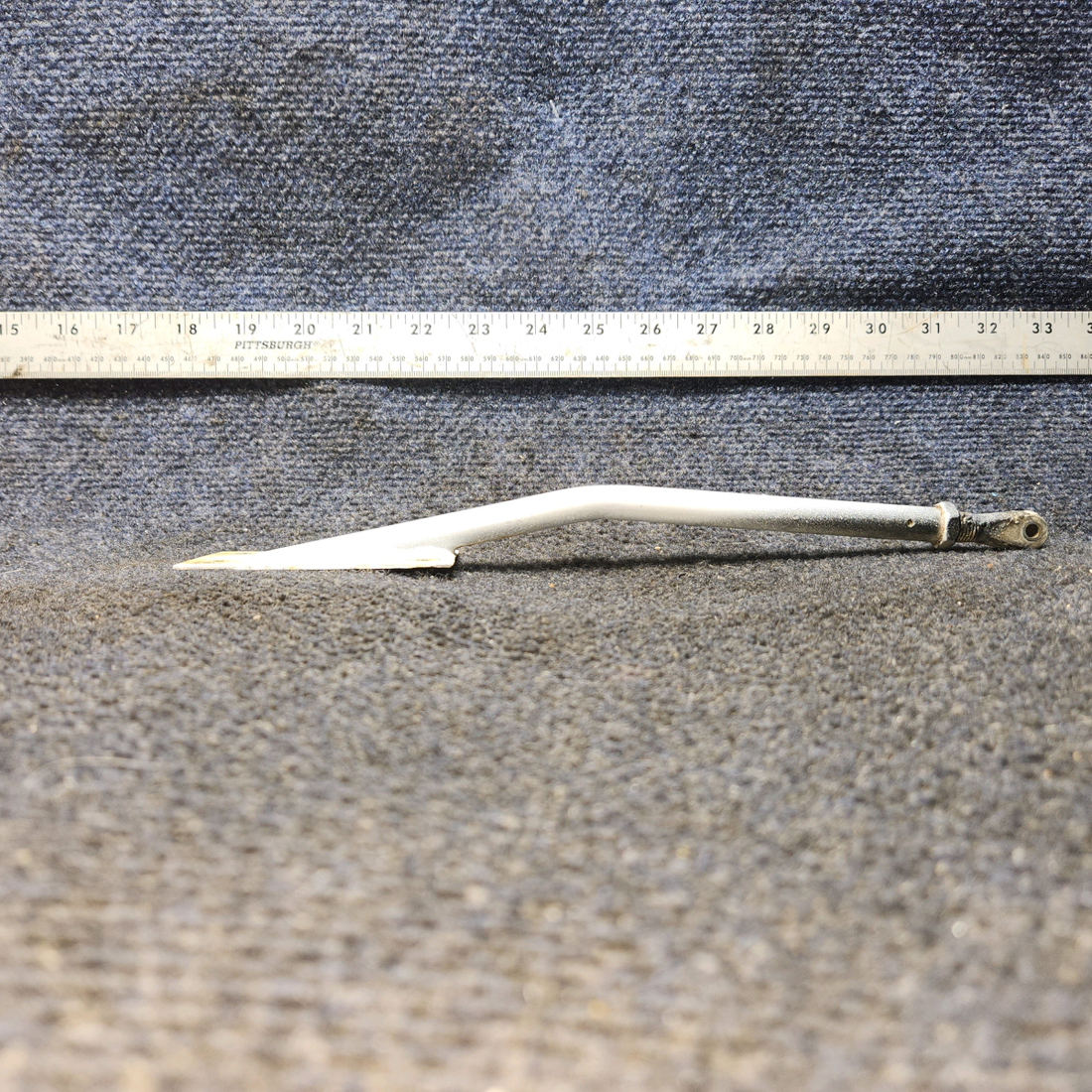 Used aircraft parts for sale, 65248-000 Piper PA28-161 Stabilator Trim Arm Assembly with Eye Bolt