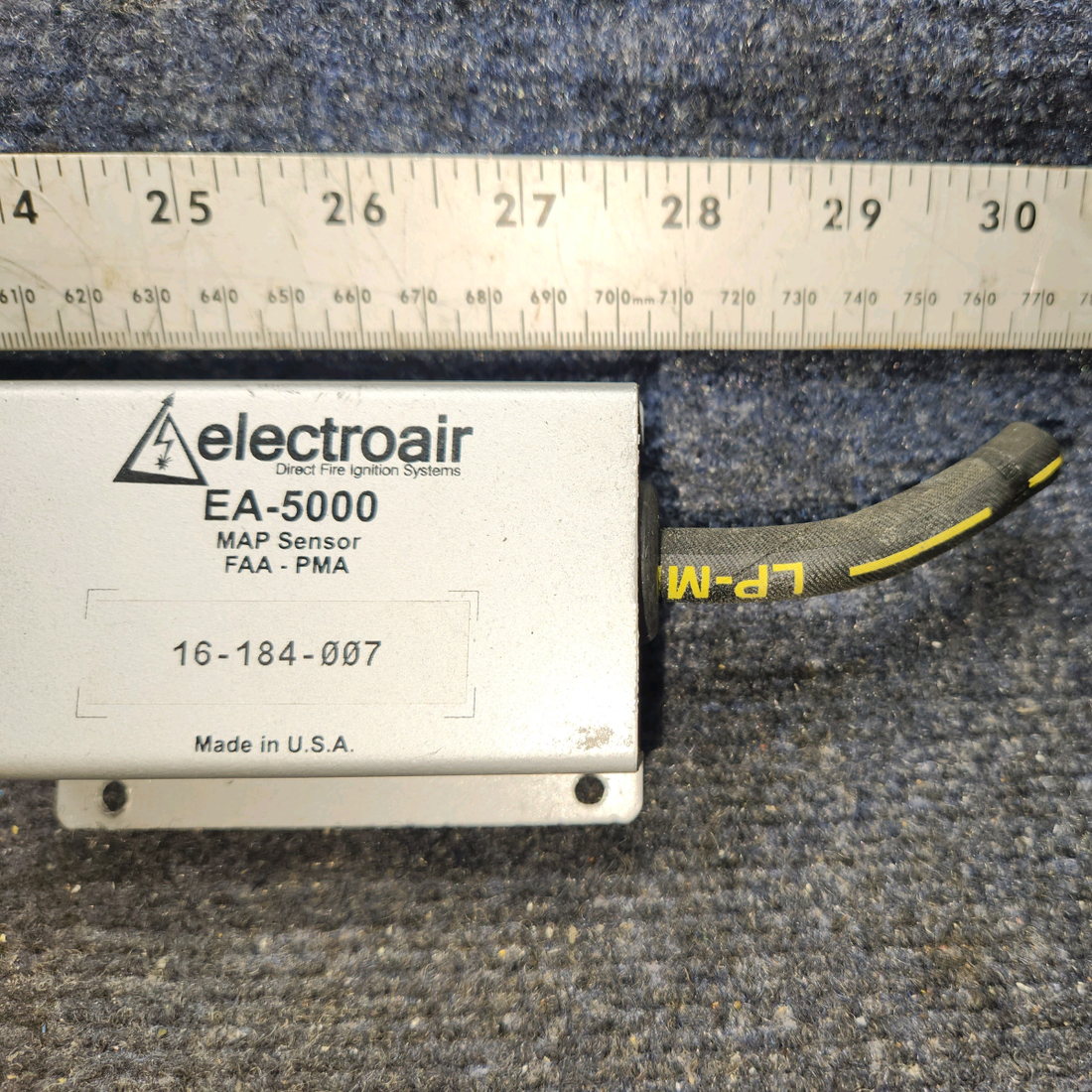 Used aircraft parts for sale, 16-184-007 ElectroAir EA-5000 Piper PA28-161 EA-5000 Map Sensor