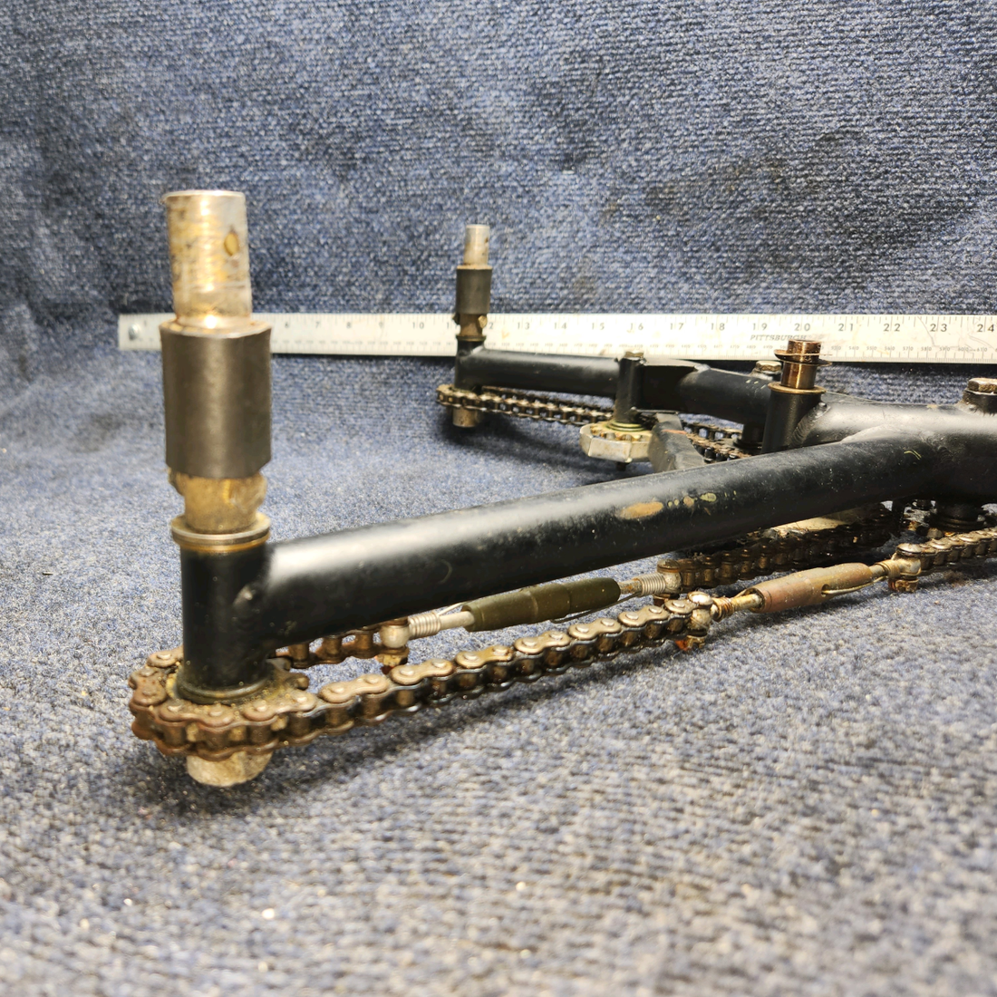 Used aircraft parts for sale, 0460128-2 Cessna C-150J Control Assy Y Weld