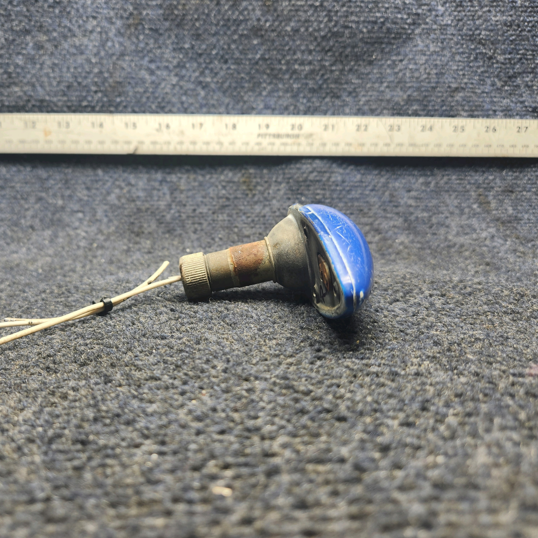 Used aircraft parts for sale, 169-110000-607 Beechcraft A23A Musketeer Custom III WING TIP LIGHT ASSEMBLY LH GREEN