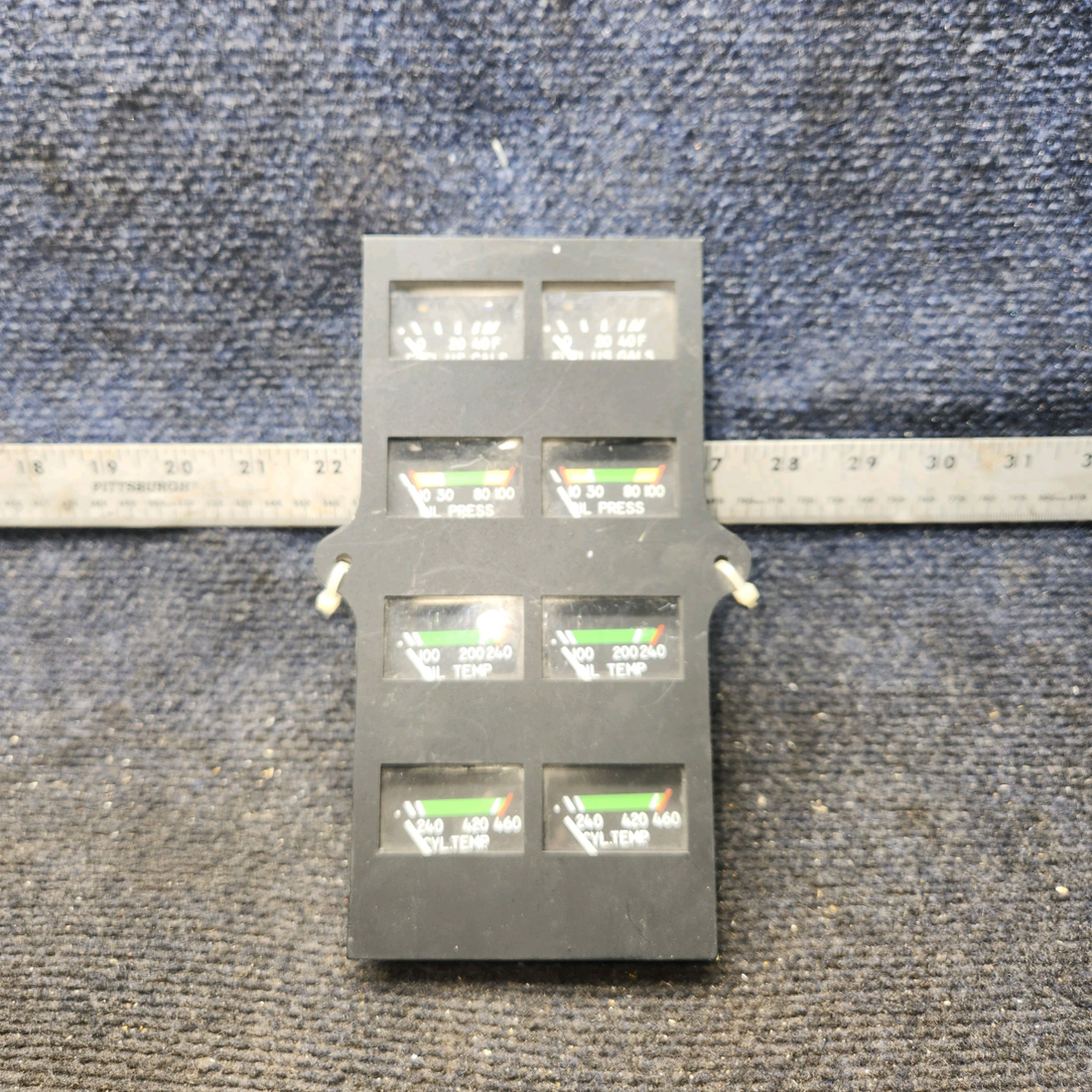 Used aircraft parts for sale, 548-584 Rochester Gauges Piper PA34-220T Intrument Gauge Cluster (12V)