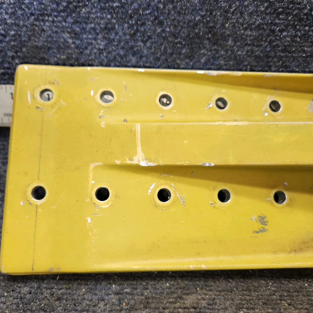 Used aircraft parts for sale, 169-110014-1 Beechcraft C23 SUNDOWNER Wing Splice Plate Upper Main Spar