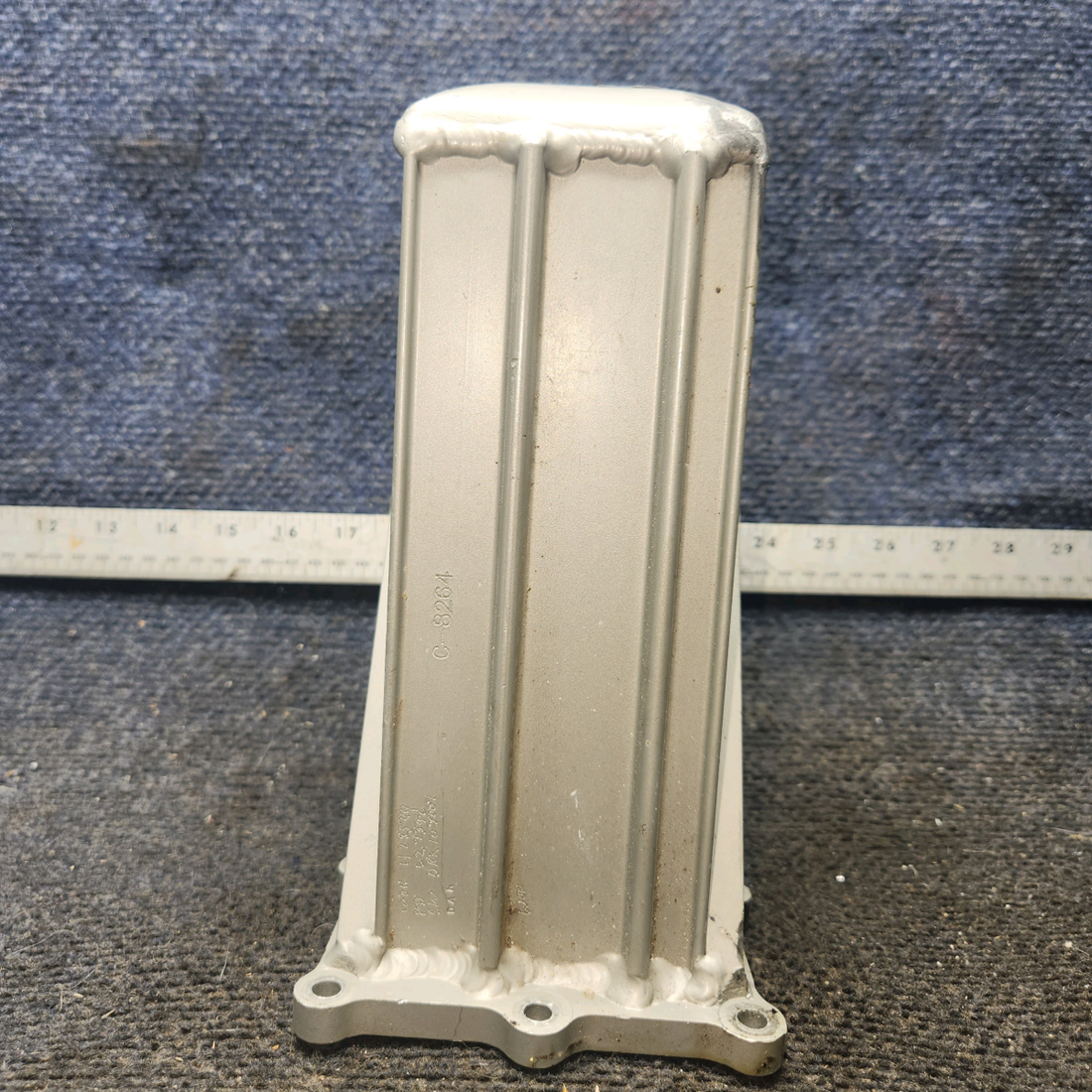 Used aircraft parts for sale, 627392 Continental O-470 Cessna 182G Oil Cooler