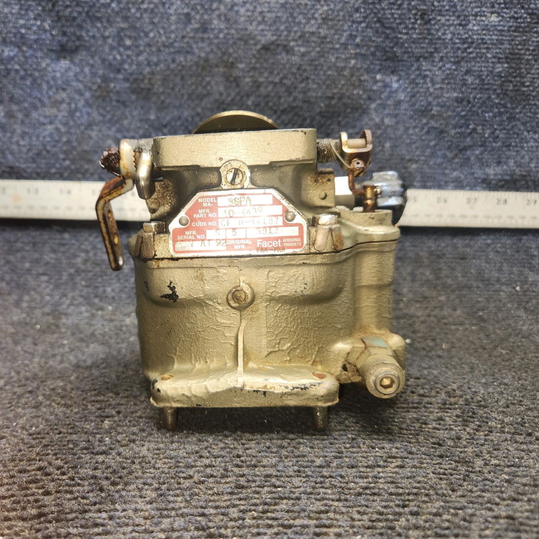 Used aircraft parts for sale, 10-4439 Marvel-Schebler MA-3SPA Cessna 172F Carburetor