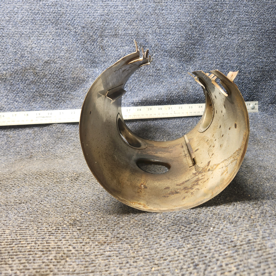 Used aircraft parts for sale, 0550176-37 Cessna 172F Shroud Assy Exhaust - LH