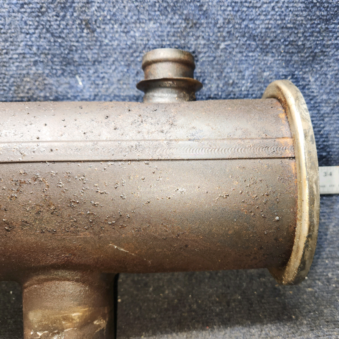 Used aircraft parts for sale, 0550176-55 Cessna 172F Exhaust Stack Assembly LH