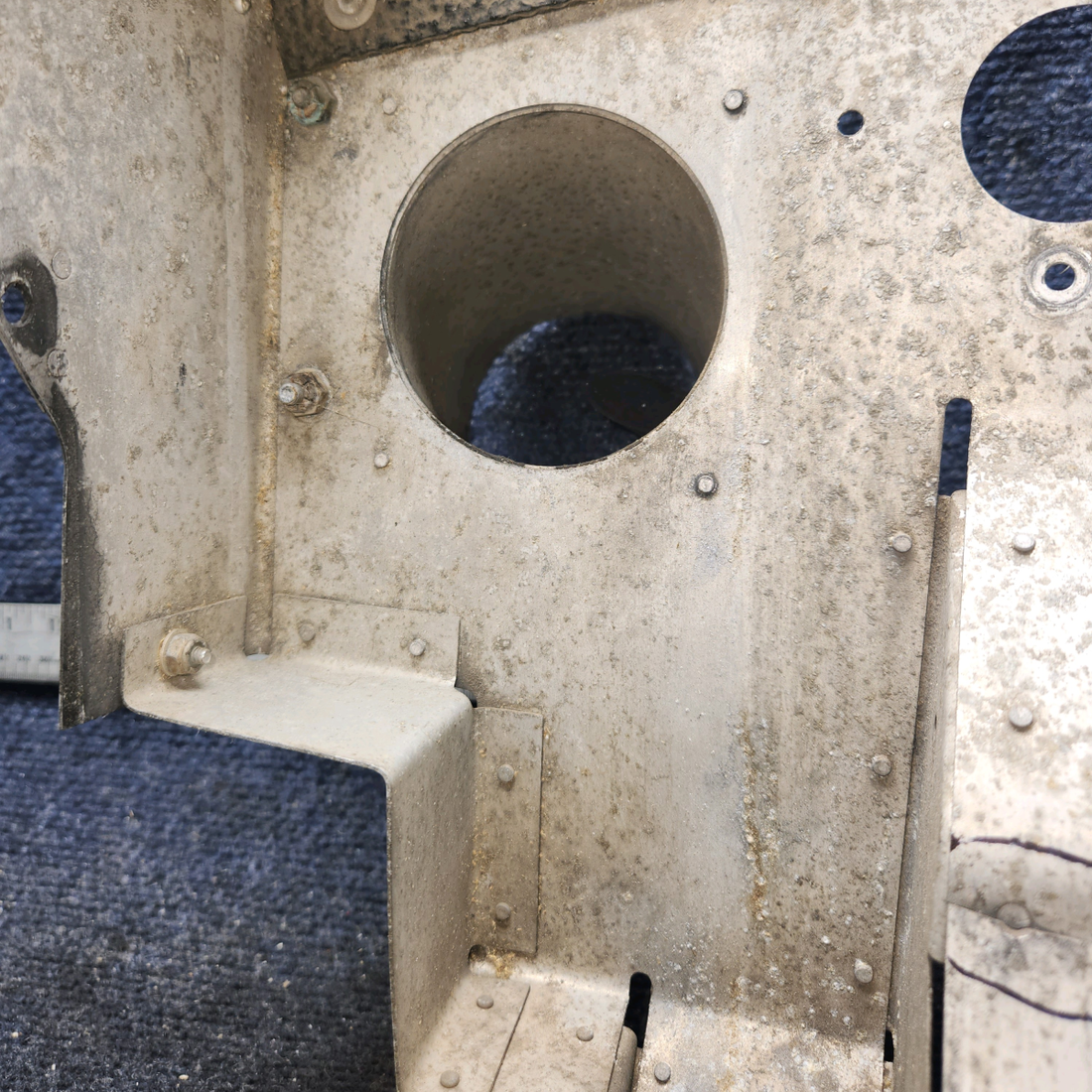 Used aircraft parts for sale, 63616-009 Lycoming PIPER PA28-140 Rear Engine Baffle - RH