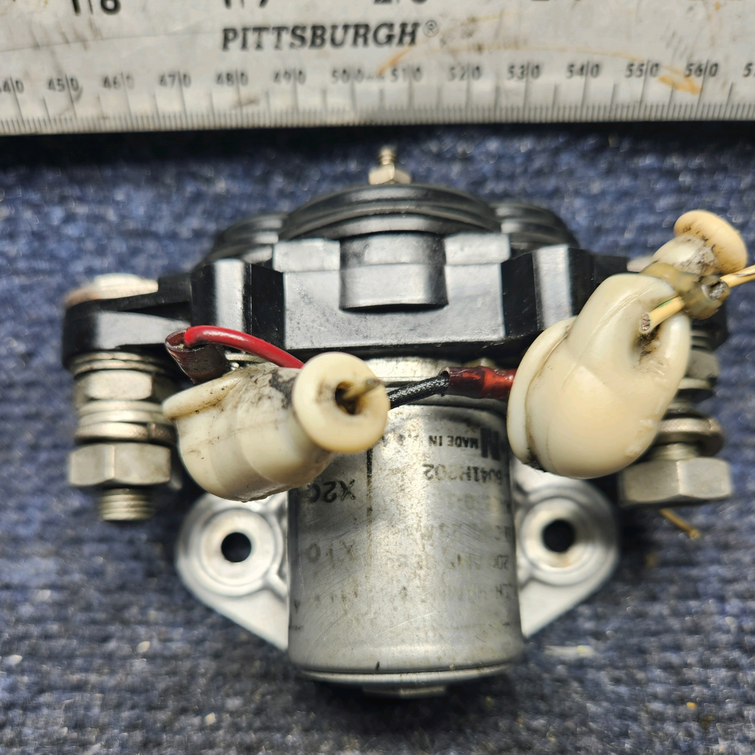 Used aircraft parts for sale, 6041H202A PIPER PA28-161 Warrior III CUTLER-HAMMER RELAY (WORN BODY) (AMPS: 200, VOLTS: 28)