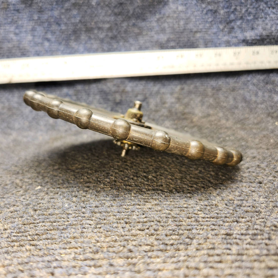 Used aircraft parts for sale, 0713656-1 Cessna 182G Elevator Trim Tab Control Wheel Assembly