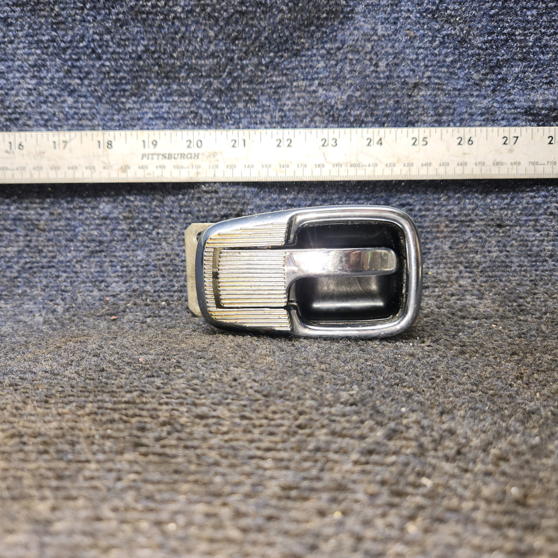 Used aircraft parts for sale, 459-441 Piper Pa-28 Cabin Door Handle Escutheon Assembly